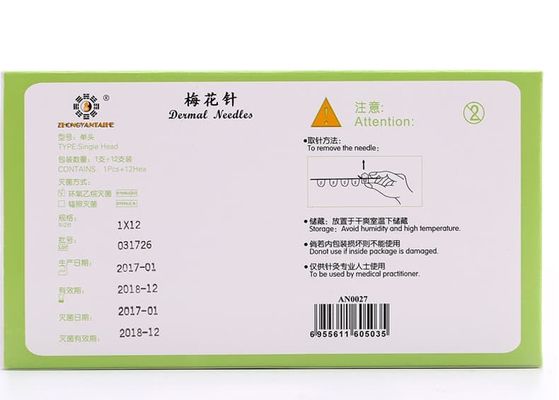 PVC Handle Plum Blossom Needles 12 Needles Box Acupuncture Needles Κατάλληλο για επαγγελματίες στον βελονισμό και την ευεξία
