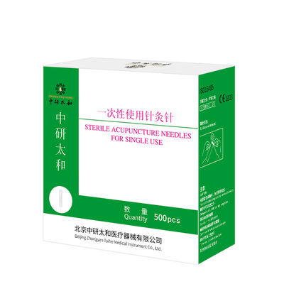 Zhongyan Taihe υψηλής ποιότητας 500pcs μόνιμες αποστειρωμένες βελόνες για βελονισμό