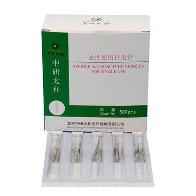 Zhongyan Taihe υψηλής ποιότητας 500pcs μόνιμες αποστειρωμένες βελόνες για βελονισμό