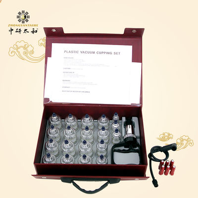 Κενή αναρρόφηση 19 να κοιλάνει Hijama συνόλων θεραπείας Cellulite μασάζ φλυτζάνια ανακούφισης κινέζικα πόνου στην πλάτη